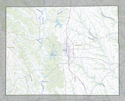 Adair County MO USGS topo map