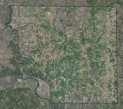 Andrew County MO USGS imagery and topo map