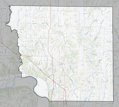 Andrew County MO USGS topo map