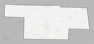 Audrain County MO county basemap context