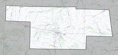 Audrain County MO USGS topo map
