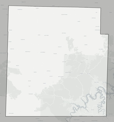 Barry County MO county basemap context