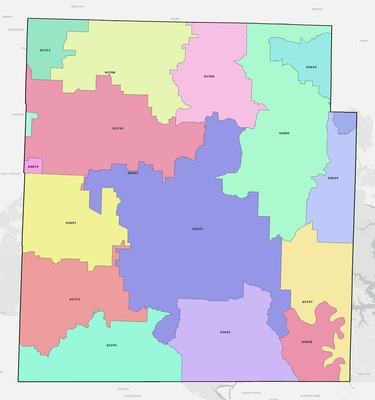 Barry County MO ZIP code boundaries map