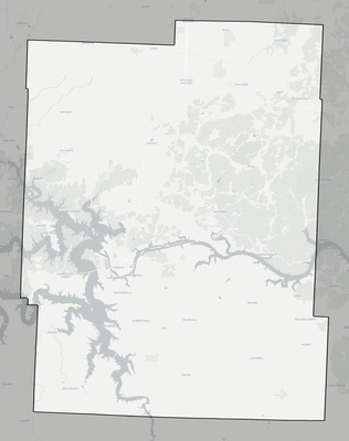 Benton County MO county basemap context