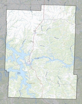 Benton County MO USGS topo map