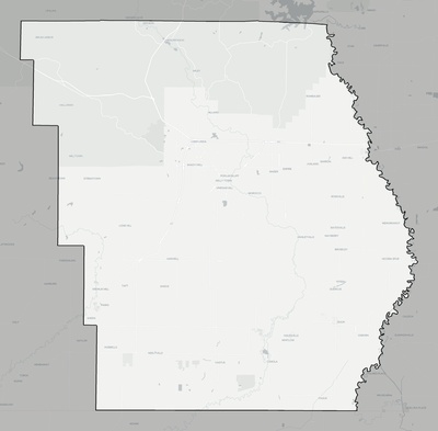 Butler County MO county basemap context