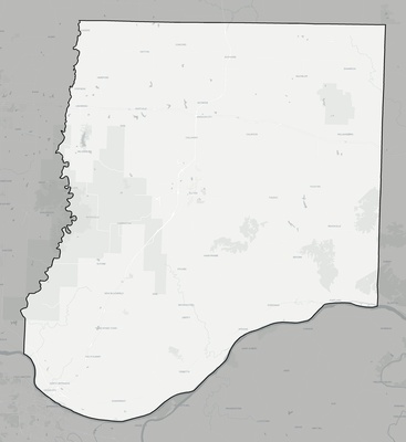 Callaway County MO county basemap context