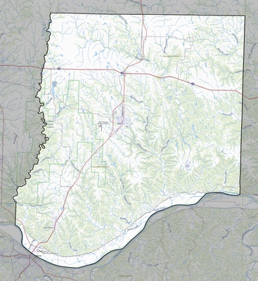 Callaway County MO USGS topo map