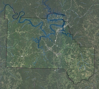 Camden County MO USGS imagery and topo map