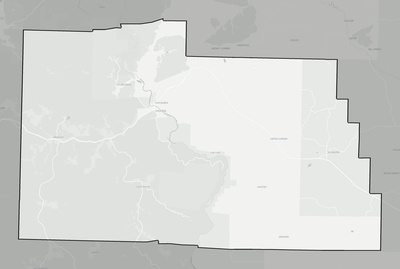 Carter County MO county basemap context