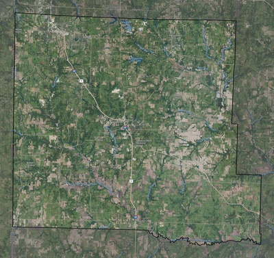 Cass County MO USGS imagery and topo map