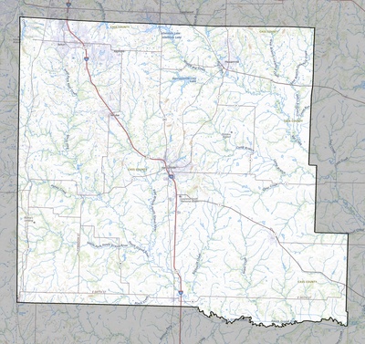 Cass County MO USGS topo map