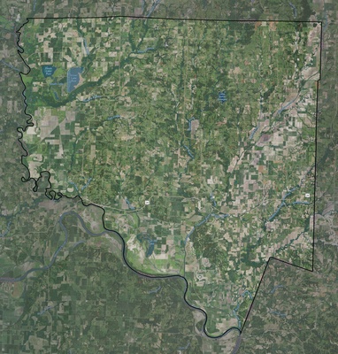 Chariton County MO USGS imagery and topo map