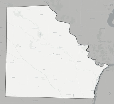Clark County MO county basemap context