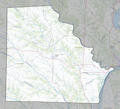 Clark County MO USGS topo map
