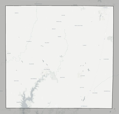 Clinton County MO county basemap context