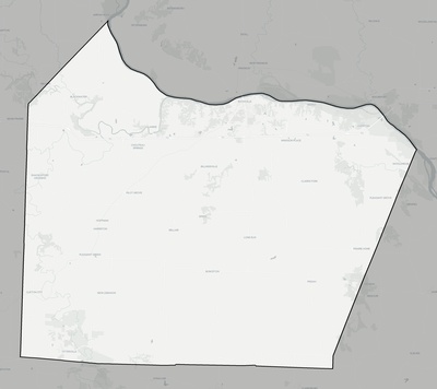 Cooper County MO county basemap context