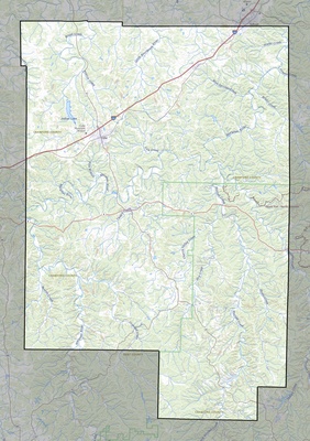 Crawford County MO USGS topo map