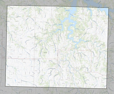 Dade County MO USGS topo map