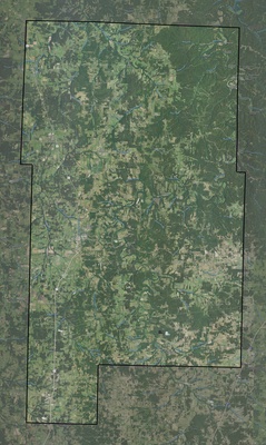 Dallas County MO USGS imagery and topo map