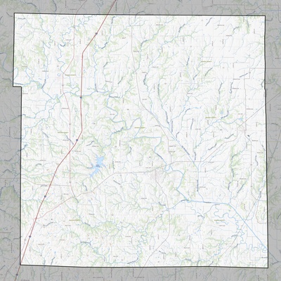 Daviess County MO USGS topo map