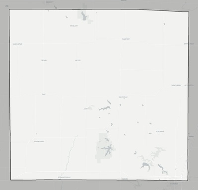 DeKalb County MO county basemap context