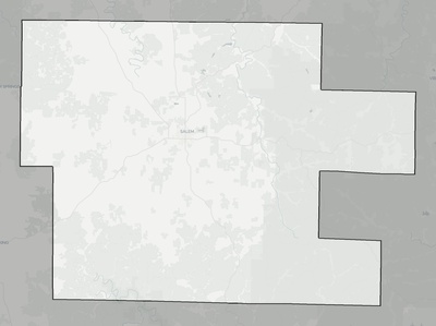 Dent County MO county basemap context