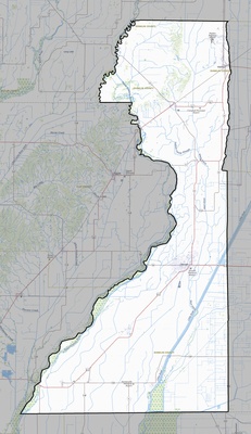 Dunklin County MO USGS topo map