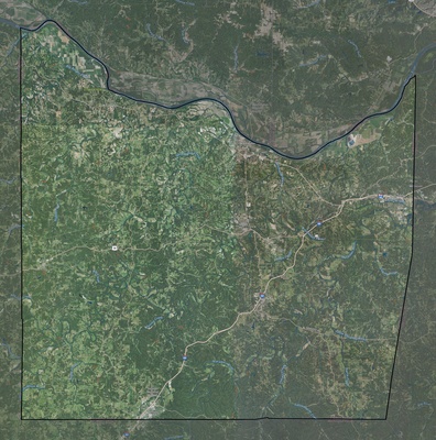Franklin County MO USGS imagery and topo map