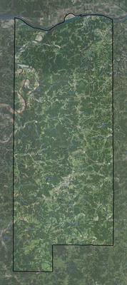 Gasconade County MO USGS imagery and topo map