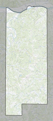 Gasconade County MO USGS topo map