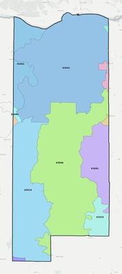 Gasconade County MO ZIP code boundaries map