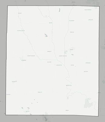Gentry County MO county basemap context