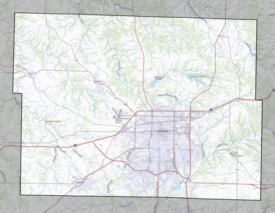 Greene County MO USGS topo map