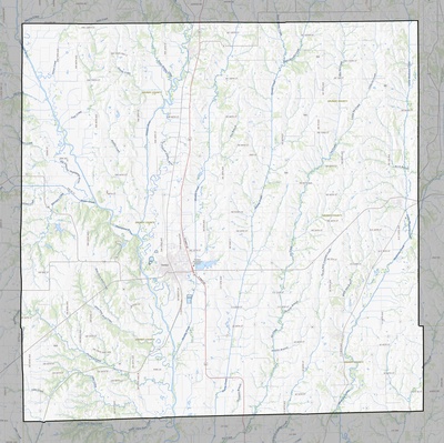 Grundy County MO USGS topo map