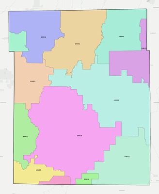 Harrison County MO ZIP code boundaries map