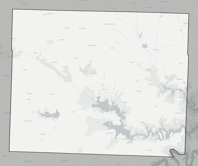Henry County MO county basemap context