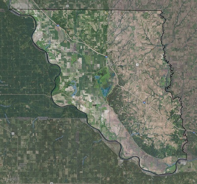 Holt County MO USGS imagery and topo map