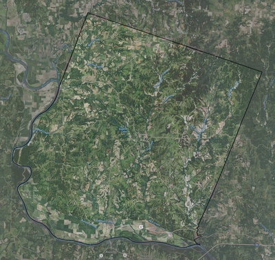 Howard County MO USGS imagery and topo map