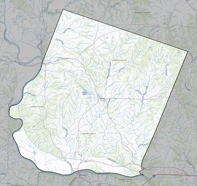Howard County MO USGS topo map