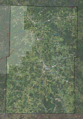 Howell County MO USGS imagery and topo map