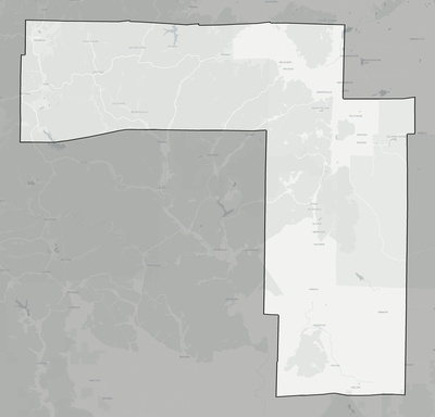 Iron County MO county basemap context