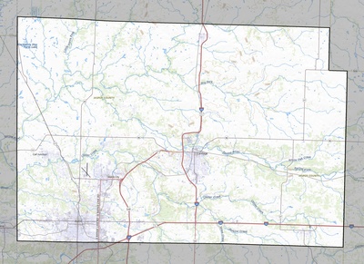 Jasper County MO USGS topo map