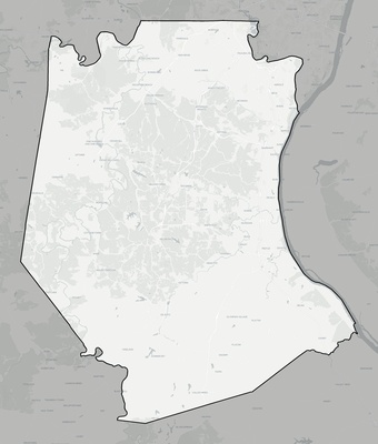 Jefferson County MO county basemap context