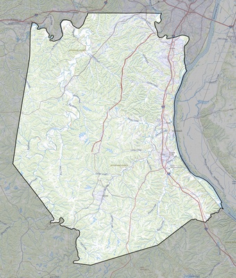 Jefferson County MO USGS topo map