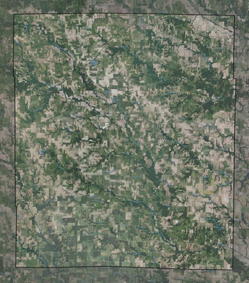 Knox County MO USGS imagery and topo map