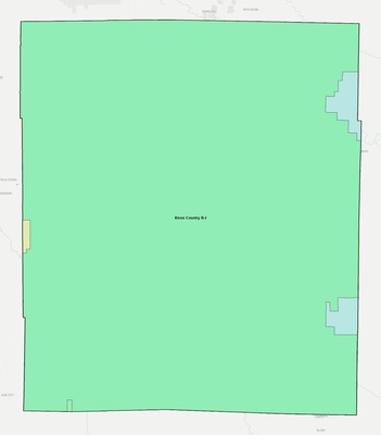 Knox County MO school district boundaries map