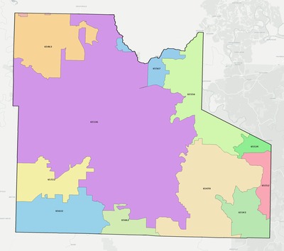 Laclede County MO ZIP code boundaries map