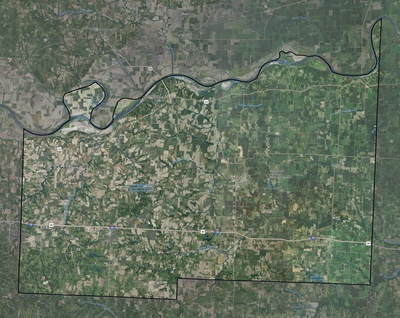 Lafayette County MO USGS imagery and topo map