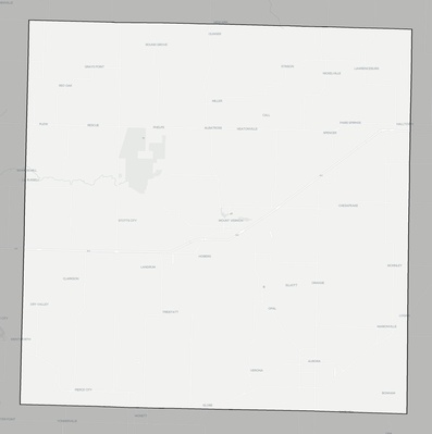 Lawrence County MO county basemap context